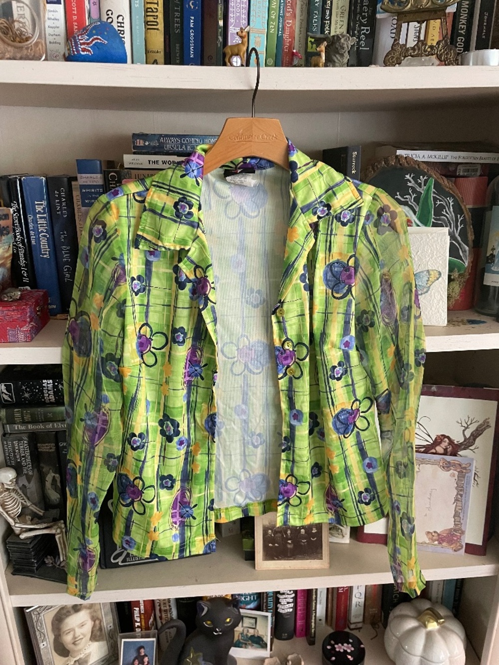 Vintage 90s Funky Flower Power Blouse